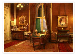 Poster Emperor Franz Joseph I at Schloss Schonbrunn