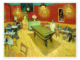 Wall art print Night Cafe in Arles - Vincent van Gogh