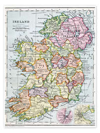 Poster Irish Free State And Northern Ireland - Ken Welsh