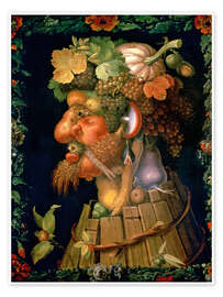 Wall art print Autumn - Giuseppe Arcimboldo