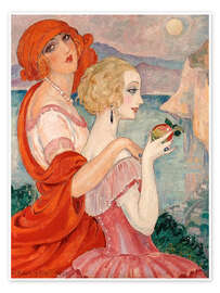 Poster On the road to Anacapri - Gerda Wegener