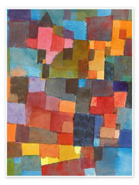 Wall art print Room Architectures - Paul Klee