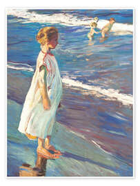 Wall art print Girl - Joaquín Sorolla y Bastida