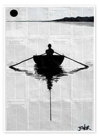 Wall art print A simple plan - Loui Jover