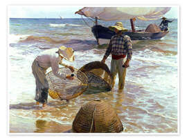 Wall art print Valencian Fishermen - Joaquín Sorolla y Bastida