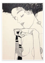 Wall art print Gerti Schiele - Egon Schiele