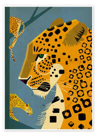 Wall art print Leopard - Dieter Braun