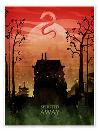 Poster Spirited away - Albert Cagnef