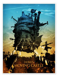 Poster Howl's Moving Castle - Albert Cagnef