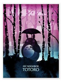 Poster My Neighbor Totoro - Albert Cagnef