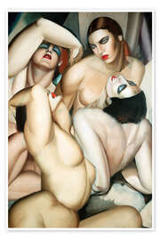 Wall art print Group of Four Nudes - Tamara de Lempicka