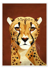 Wall art print Cheetah - Dieter Braun