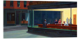 Acrylic print Nighthawks - Edward Hopper