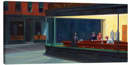 Canvas print Nighthawks - Edward Hopper