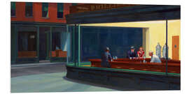 Foam board print Nighthawks - Edward Hopper
