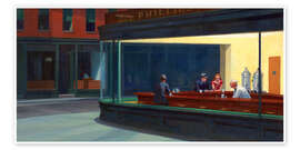 Wall art print Nighthawks - Edward Hopper