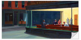 Wall sticker Nighthawks - Edward Hopper