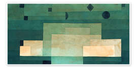 Wall art print Firmament above the temple - Paul Klee