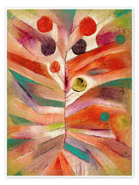 Wall art print Feather Plant - Paul Klee
