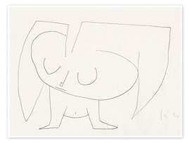 Wall art print More Bird Than Angel, 1939 - Paul Klee