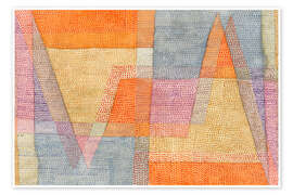 Wall art print Light and Sharpness - Paul Klee
