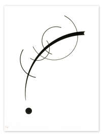 Wall art print Free Curve to the Point - Wassily Kandinsky