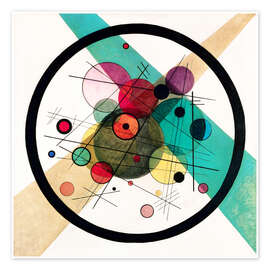Wall art print Circles in a Circle - Wassily Kandinsky