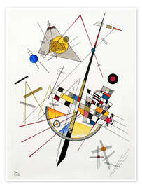 Wall art print Delicate Tension - Wassily Kandinsky