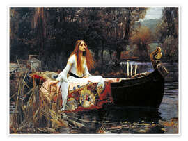 Wall art print The Lady of Shalott - John William Waterhouse