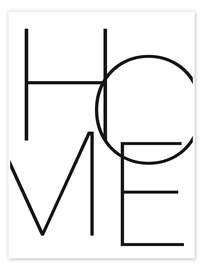 Wall art print Home  - Finlay and Noa