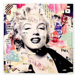 Poster Marilyn Monroe - Michiel Folkers