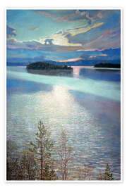 Wall art print Lake view - Akseli Gallen-Kallela