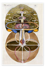 Wall art print Tree of Knowledge, No. 1 - Hilma af Klint