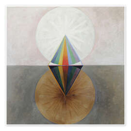 Wall art print The Swan, No. 12 - Hilma af Klint