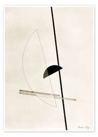 Wall art print Construction 6 - László Moholy-Nagy