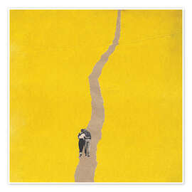 Poster Couple path - Carlos Quitério