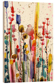 Wood print This sweet morning - Sylvie Demers