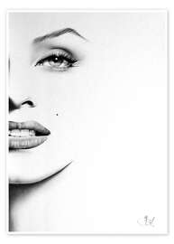 Poster Marilyn Monroe I - Ileana Hunter