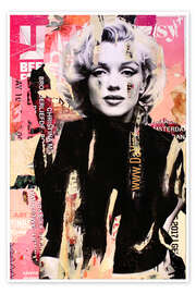 Poster Marilyn Monroe III - Michiel Folkers