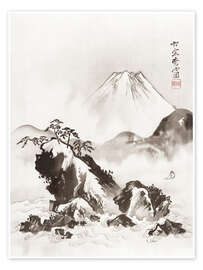 Poster Mount Fuji - Kawanabe Kyosai