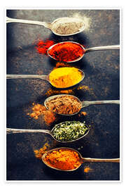 Wall art print Spice mix