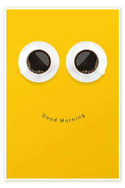 Wall art print Good morning, coffee