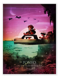Poster Ponyo - Albert Cagnef
