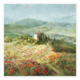 Wall art print Summer in Provence - Danhui Nai