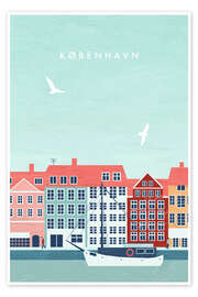 Wall art print Copenhagen - Katinka Reinke