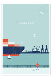 Wall art print Hamburg - Katinka Reinke