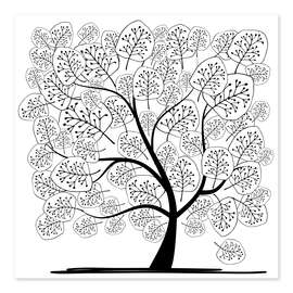 Colouring poster Tree of Life