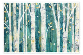 Wall art print Birches in Spring - Julia Purinton