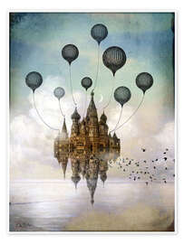 Wall art print Travel to the East - Catrin Welz-Stein