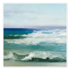 Wall art print Azure Ocean - Julia Purinton